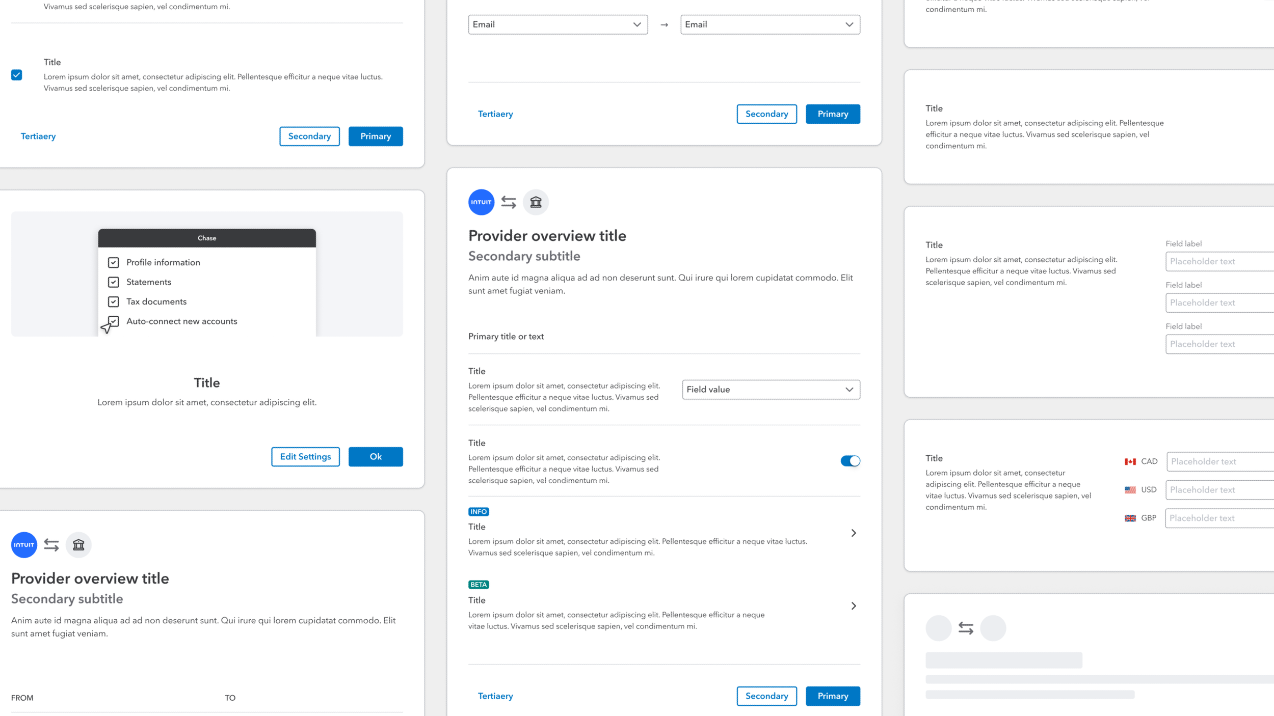 Integration design system pattern